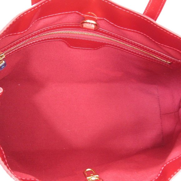 LOUIS VUITTON Wilshire PM Hand bag Monogram Vernis Pomme D’amour Us... - Picture 3 of 11